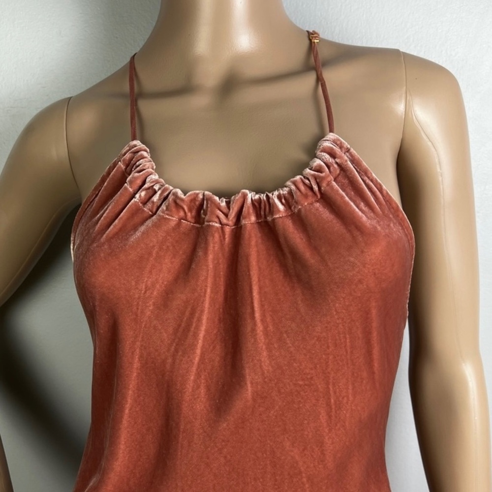 NEW MARISSA WEBB TIERED VELVET MINI DRESS - Picture 3 of 8